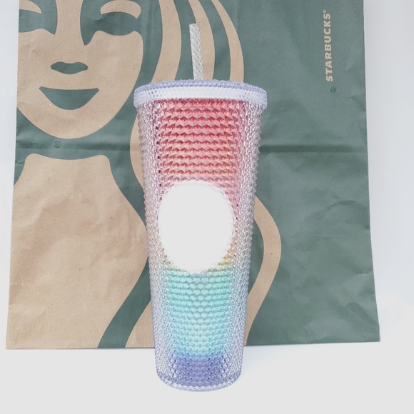 STARBUCKS PRIDE Studded Rainbow Cold Tumbler - Picture 9 of 9